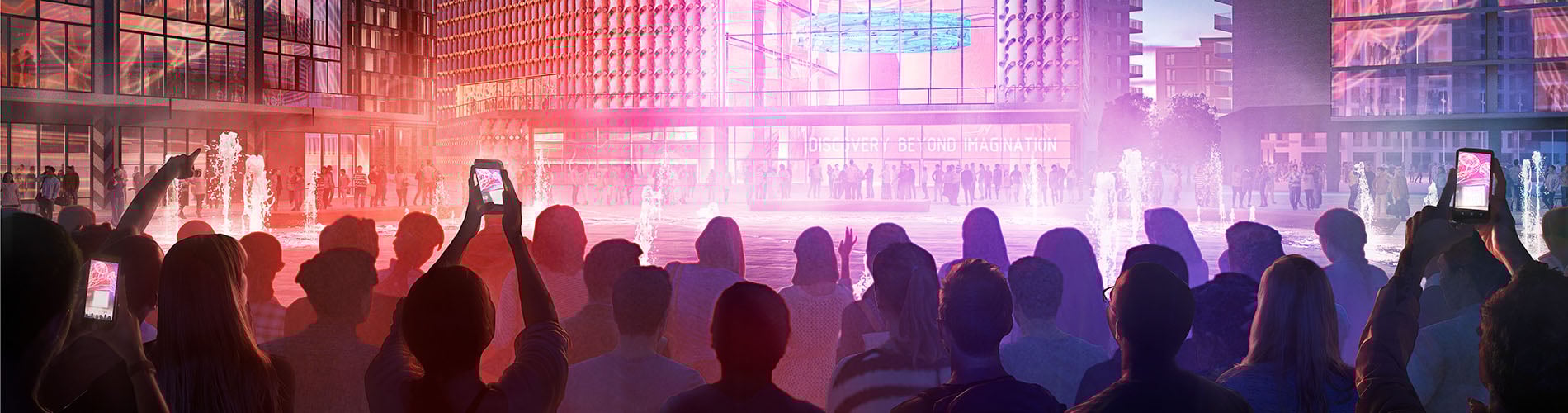 Indicative drawing of Festival Square at Smithfield Birmingham